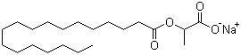 structure of CAS# 25383-99-7, Sodium 2-stearoyllactate;Sodium stearoyl lactate
