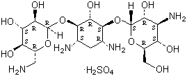 Kanamycin sulfate molecular structure (CAS 25389-94-0)