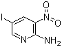 2-Amino-3-nitro-5-iodopyridine molecular structure (CAS 25391-57-5)