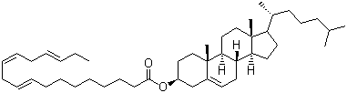 Cholesteryl linolenate molecular structure (CAS 2545-22-4)