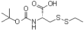 N-[(1,1-Dimethylethoxy)carbonyl]-3-(ethyldithio)-L-alanine molecular structure (CAS 25461-01-2)