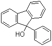 结构式 CAS# 25603-67-2, 9-苯基-9-芴醇; 9-苯基-9-羟基芴