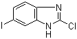 结构式 CAS# 256518-97-5, 2-氯-6-碘-1H-苯并咪唑