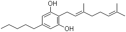 大麻萜酚分子结构 (CAS 25654-31-3)