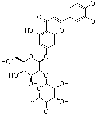 忍冬甙分子结构 (CAS 25694-72-8)