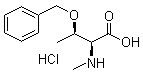 N-Methyl-O-(phenylmethyl)-L-threonine hydrochloride molecular structure (CAS 257288-46-3)