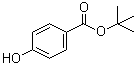 结构式 CAS# 25804-49-3, 4-羟基苯甲酸叔丁酯