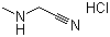 Methylaminoacetonitrile hydrochloride molecular structure (CAS 25808-30-4)
