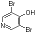 3,5-Dibromo-4-pyridinol molecular structure (CAS 25813-25-6)