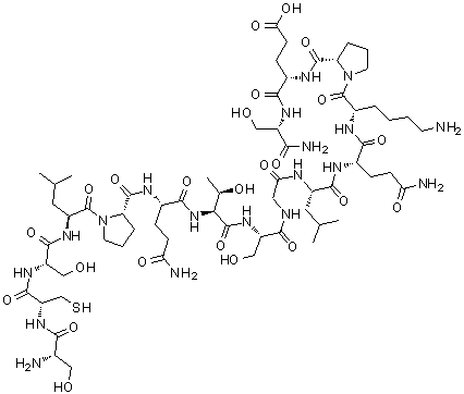 小鼠瘦素(116-130)酰胺分子结构 (CAS 258276-95-8)
