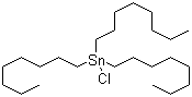 三辛基氯化锡分子结构 (CAS 2587-76-0)