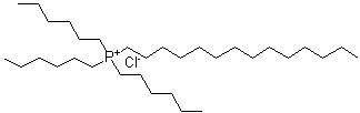 structure of CAS# 258864-54-9, Trihexyltetradecylphosphonium chloride