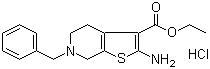 盐酸替诺立定分子结构 (CAS 25913-34-2)