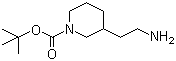 structure of CAS# 259180-77-3, N-Boc-piperidine-3-ethylamine;3-(2-Aminoethyl)-1-Boc-piperidine