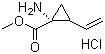 (1R,2S)-1-Amino-2-ethenylcyclopropanecarboxylic acid methyl ester hydrochloride molecular structure (CAS 259214-58-9)