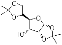 1,2:5,6-二异亚丙基-alpha-D-异呋喃糖分子结构 (CAS 2595-05-3)