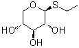 乙基 1-硫代-beta-D-吡喃木糖苷分子结构 (CAS 2595-46-2)