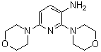 2,6-Di-4-morpholinyl-3-pyridinamine molecular structure (CAS 259683-18-6)
