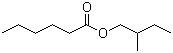 2-甲基丁基己酸酯分子结构 (CAS 2601-13-0)