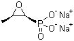 结构式 CAS# 26016-99-9, 磷霉素钠