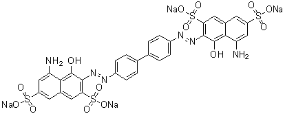 结构式 CAS# 2602-46-2, 直接蓝 6