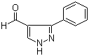 3-Phenyl-1H-pyrazole-4-carbaldehyde molecular structure (CAS 26033-20-5)