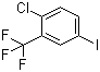 structure of CAS# 260355-20-2, 2-Chloro-5-iodobenzotrifluoride;1-Chloro-4-iodo-2-(trifluoromethyl)benzene