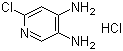 structure of CAS# 2604-40-2, 6-Chloropyridine-3,4-diamine hydrochloride