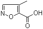 4-Methylisoxazole-5-carboxylic acid molecular structure (CAS 261350-46-3)