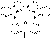 structure of CAS# 261733-18-0, 4,6-Bis(diphenylphosphino)phenoxazine;4,6-Bis(diphenylphosphino)-10H-phenoxazine