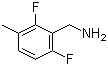 2,6-Difluoro-3-methylbenzenemethanamine molecular structure (CAS 261763-42-2)