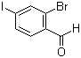 2-Bromo-4-iodobenzaldehyde molecular structure (CAS 261903-03-1)