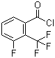 3-Fluoro-2-(trifluoromethyl)benzoyl chloride molecular structure (CAS 261951-82-0)