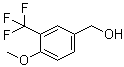 结构式 CAS# 261951-88-6, 4-甲氧基-3-(三氟甲基)苯甲醇