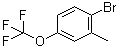 2-Methyl-4-(trifluoromethoxy)bromobenzene molecular structure (CAS 261951-96-6)