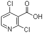 structure of CAS# 262423-77-8, 2,4-Dichloropyridine-3-carboxylic acid;2,4-Dichloronicotinic acid