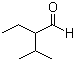 structure of CAS# 26254-92-2, 2-Isopropylbutanal;2-Ethyl-3-methylbutanal; 2-Ethyl-3-methylbutyraldehyde
