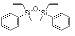 1,3-二乙烯基-1,3-二苯基-1,3-二甲基二硅氧烷分子结构 (CAS 2627-97-6)