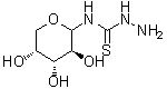 N-D-Arabinopyranosyl-hydrazinecarbothioamide molecular structure (CAS 262849-62-7)