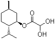 (1R)-(-)-Menthyl glyoxylate hydrate molecular structure (CAS 26315-61-7)