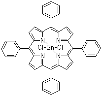 5,10,15,20-Tetraphenyl-21H,23H-porphine tin(IV) dichloride molecular structure (CAS 26334-85-0)