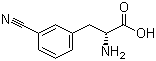 structure of CAS# 263396-43-6, D-3-Cyanophenylalanine