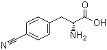 structure of CAS# 263396-44-7, D-4-Cyanophenylalanine;(2R)-2-Amino-3-(4-cyanophenyl)propanoic acid