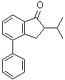 2,3-Dihydro-2-(1-methylethyl)-4-phenyl-1H-inden-1-one molecular structure (CAS 263560-14-1)