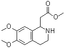 1,2,3,4-Tetrahydro-6,7-dimethoxy-1-isoquinolineacetic acid methyl ester molecular structure (CAS 263570-28-1)
