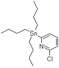 结构式 CAS# 263698-99-3, 2-氯-6-(三丁基锡烷基)吡啶