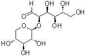 2-O-beta-D-Xylopyranosyl-D-glucose molecular structure (CAS 26388-68-1)