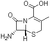 structure of CAS# 26395-99-3, 7-Aminodesacetoxycephalosporanic acid;7-Amino-3-methyl-8-oxo-5-thia-1-azabicyclo[4.2.0]oct-2-ene-2-carboxylic acid; 7-ADCA