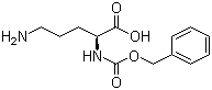 (S)-5-Amino-2-(benzyloxycarbonylamino)pentanoic acid molecular structure (CAS 2640-58-6)