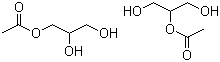 甘油单乙酸酯分子结构 (CAS 26446-35-5)